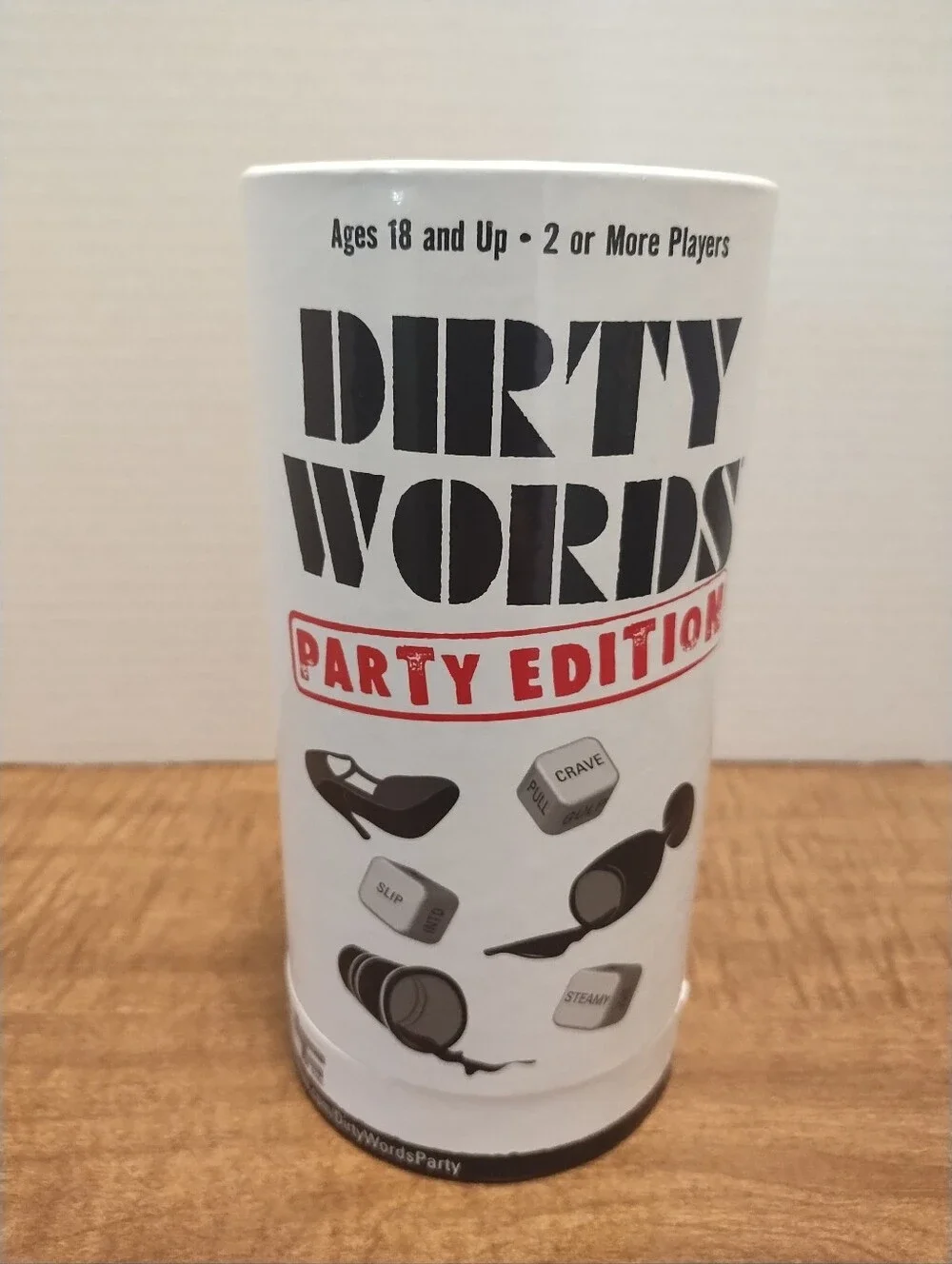 Dirty Words Party Edition Game - White